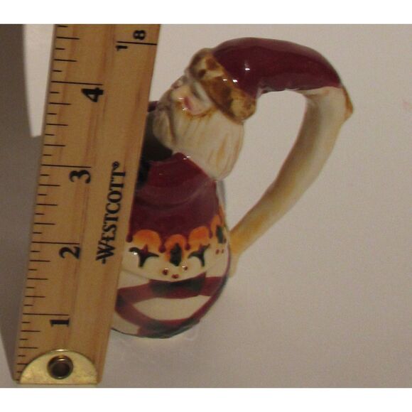 Jim Shore 2002 vintage Santa Claus creamer small pitcher Christmas dining - Picture 7 of 7